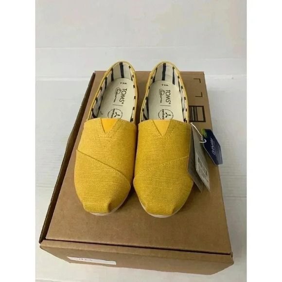 .1923 NEW! Toms Slip on yellow-US 5.5 Womens - Picture 3 of 5